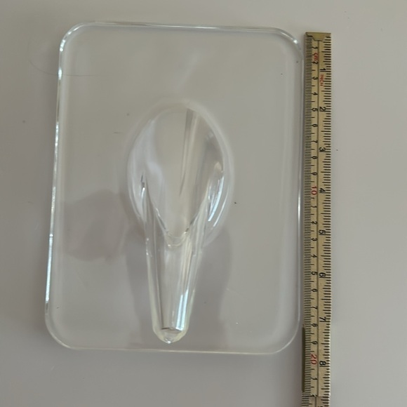 Contemporary Acrylic Vase: Rectangular Shape, Transparent Design / BRAND NEW - Picture 16 of 16